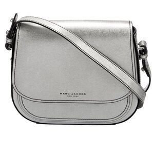 Marc Jacobs Silver Mini Ryder Crossbody Bag! New Without Tags!